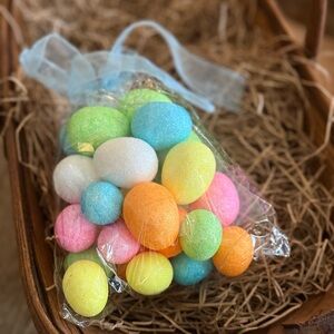 Brand NWOT Bag of Colorful Sparkly Decorative Easter Eggs